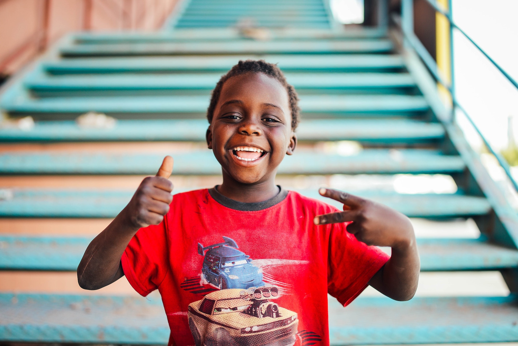 Smiling child who is an orthodontic patient in Omaha, NE